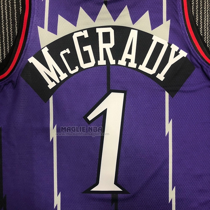 Maglia
 Tracy Mcgrady NO 1 Toronto Raptors Classic Edition Viola
